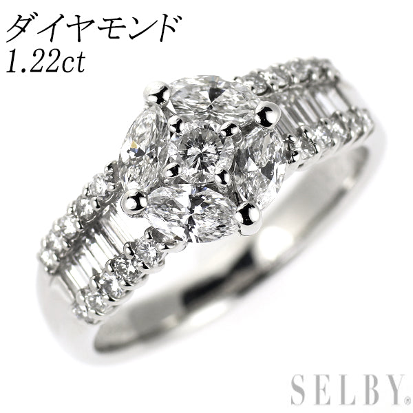 Pt900 ダイヤモンド リング 1.22ct
