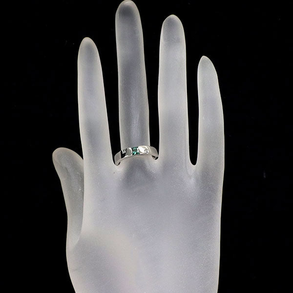ジェムケリー 希少 Pt900 アレキサンドライト ダイヤモンド リング 0.22ct D0.07ct