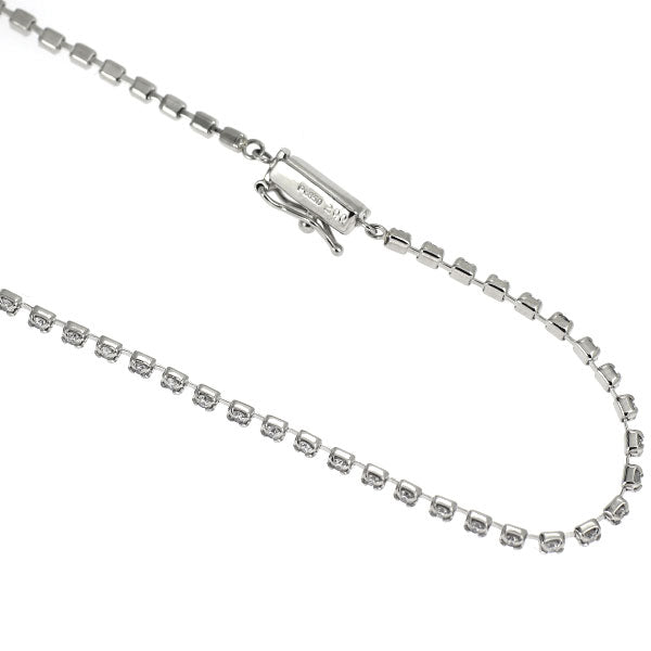 Pt850 ダイヤモンド テニス ネックレス 2.00ct