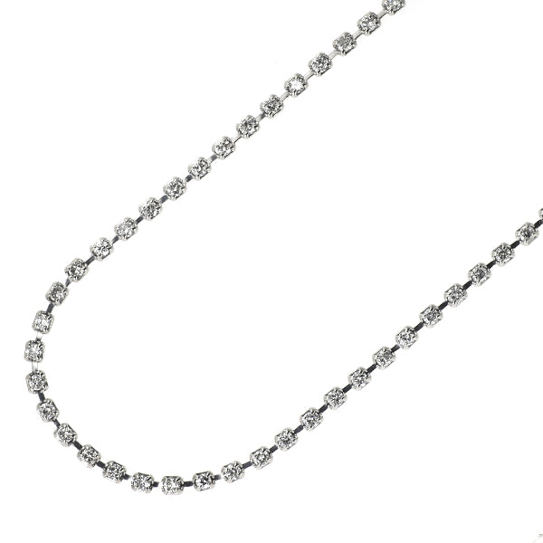 Pt850 ダイヤモンド テニス ネックレス 2.00ct