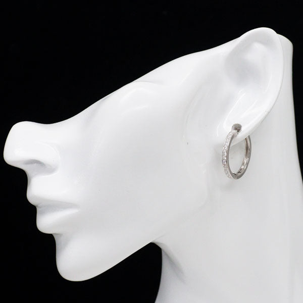 Pt900 ダイヤモンド フープ ピアス 1.00ct