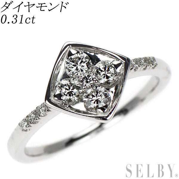 フェスタリア Pt950 ダイヤモンド リング 0.31ct