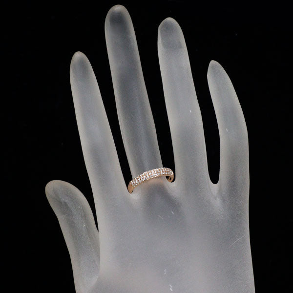 K18PG ダイヤモンド リング 0.25ct パヴェ
