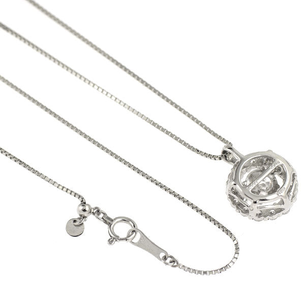 Pt900/ Pt850 ダイヤモンド ペンダントネックレス 0.683ct D0.50ct