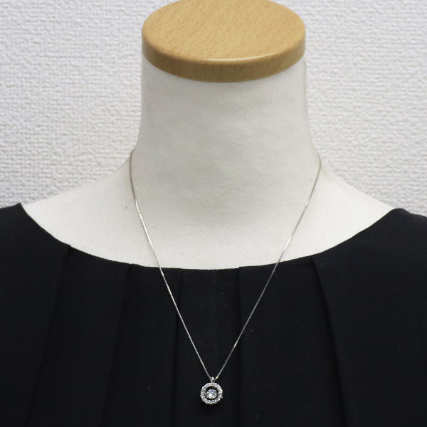 Pt900/ Pt850 ダイヤモンド ペンダントネックレス 0.683ct D0.50ct