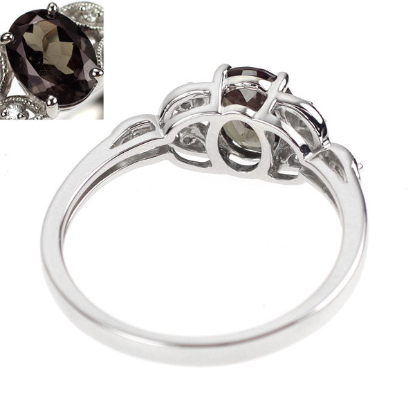 Pt950 カラーチェンジガーネット ダイヤモンド リング 1.51ct D0.05ct
