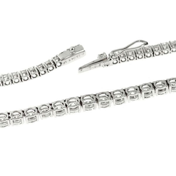 K18WG ダイヤモンド テニス ネックレス 13.04ct — セルビーオンライン