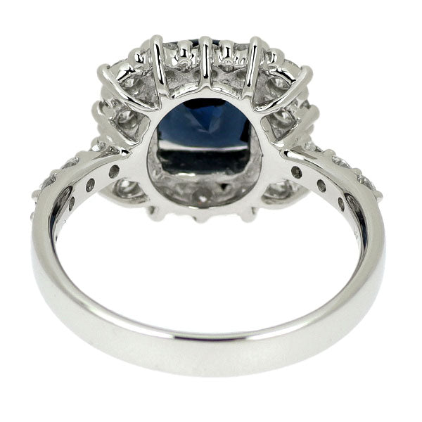 Pt950 コバルトスピネル ダイヤモンド リング 2.256ct D1.01ct
