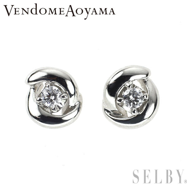 ヴァンドーム青山 Pt950/ Pt900 ダイヤモンド ピアス