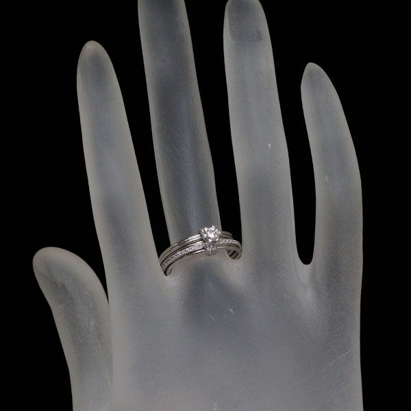 フォーエバーマーク K18WG ダイヤモンド リング 0.18ct D0.18ct ミルモア