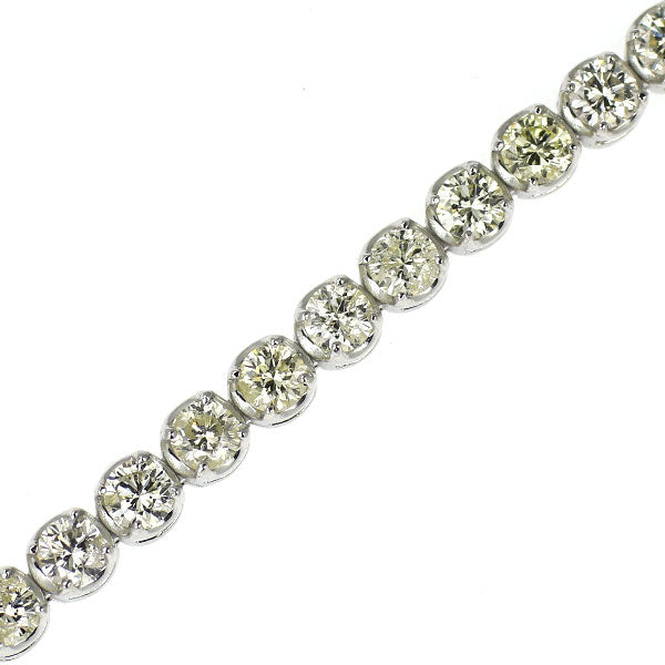 K18WG ダイヤモンド テニス ブレスレット 3.00ct