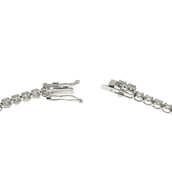 K18WG ダイヤモンド テニス ブレスレット 3.00ct