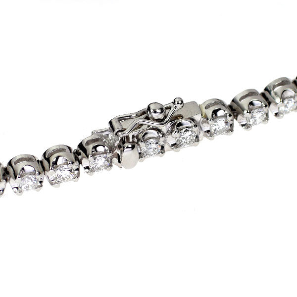 Pt850 ダイヤモンド テニス ブレスレット 2.00ct