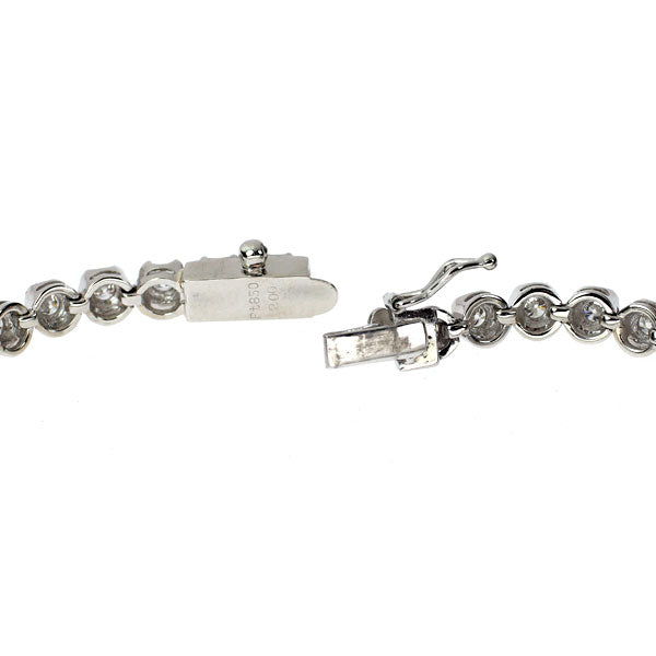 Pt850 ダイヤモンド テニス ブレスレット 2.00ct
