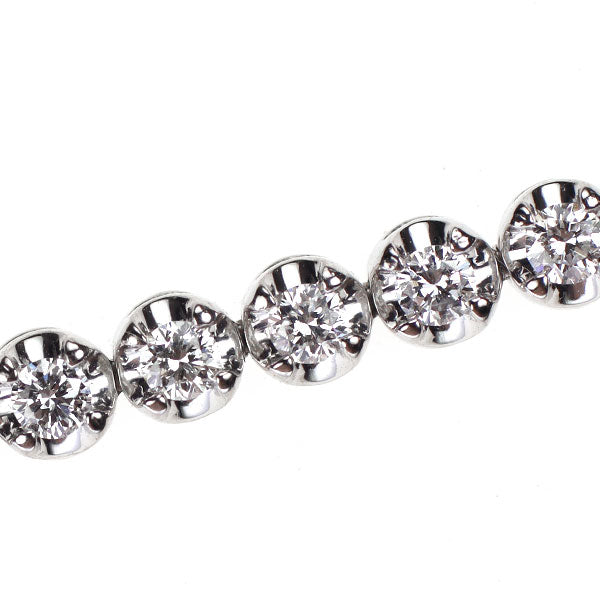 Pt850 ダイヤモンド テニス ブレスレット 2.00ct