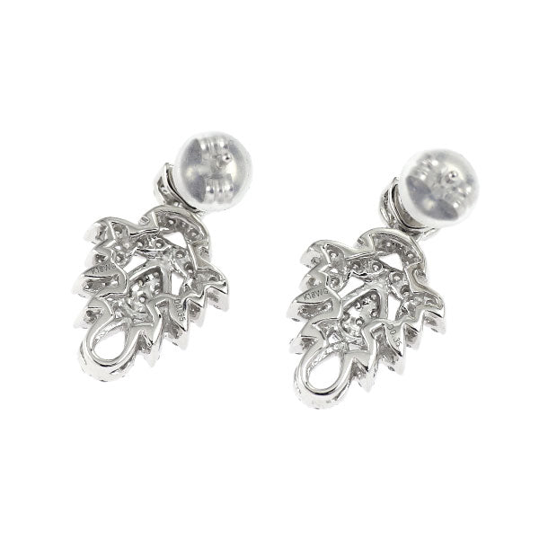 K18WG ダイヤモンド ピアス 0.70ct