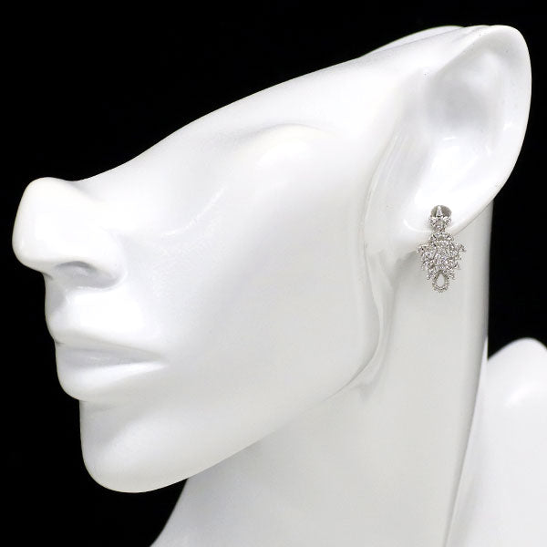 K18WG ダイヤモンド ピアス 0.70ct