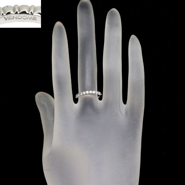 ヴァンドーム青山 Pt950 ダイヤモンド リング 0.44ct ハーフエタニティ