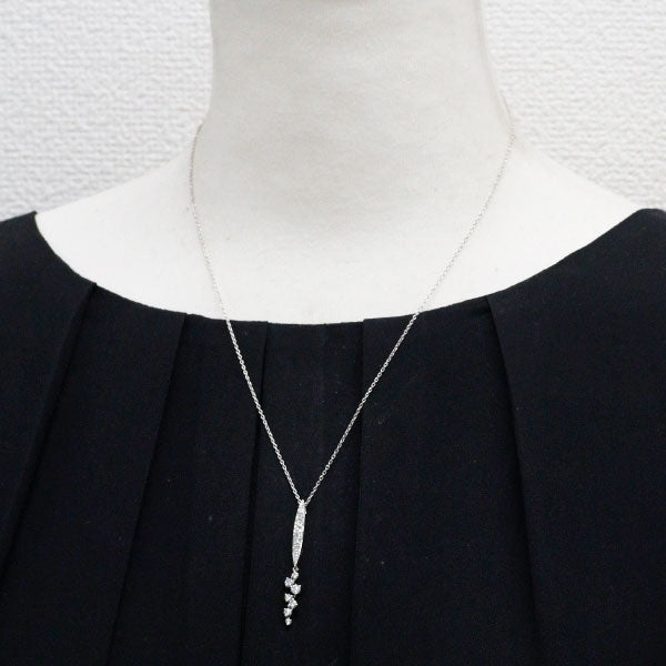 K18WG ダイヤモンド ペンダントネックレス 0.57ct