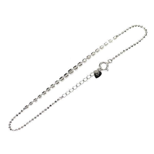 K18WG ダイヤモンド ブレスレット 1.00ct