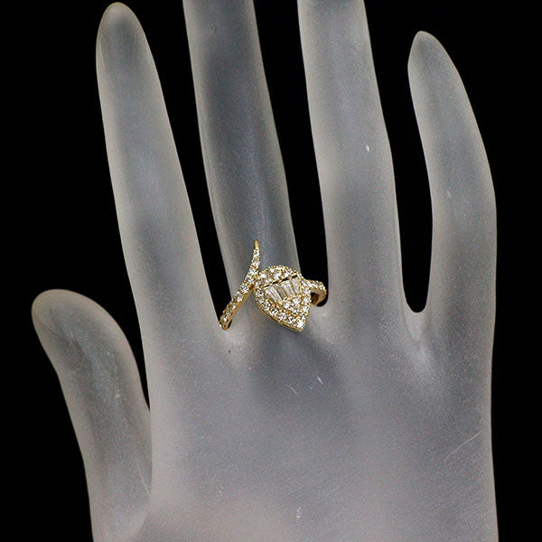 K18YG ダイヤモンド リング 1.00ct