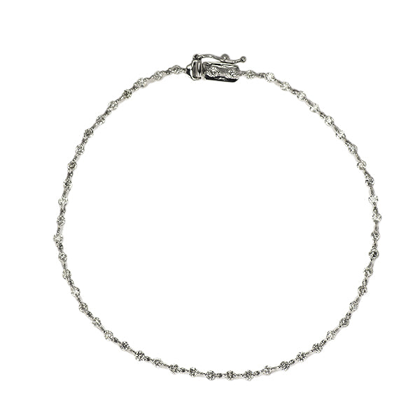 Pt850 ダイヤモンド テニス ブレスレット 1.00ct