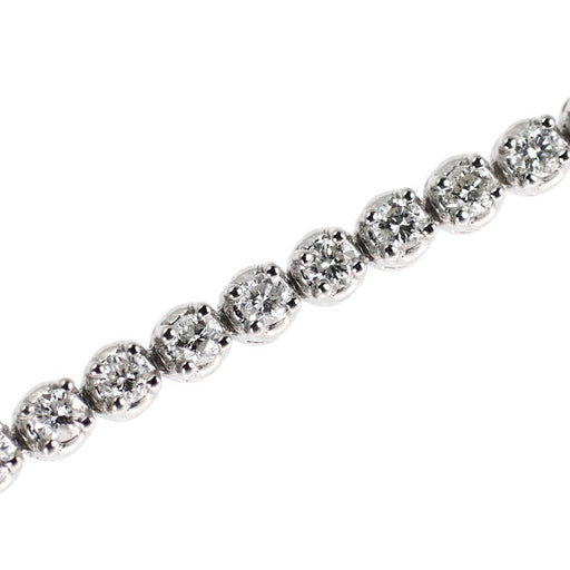 ヴァンドーム青山 K18WG ダイヤモンド テニス ブレスレット 1.11ct