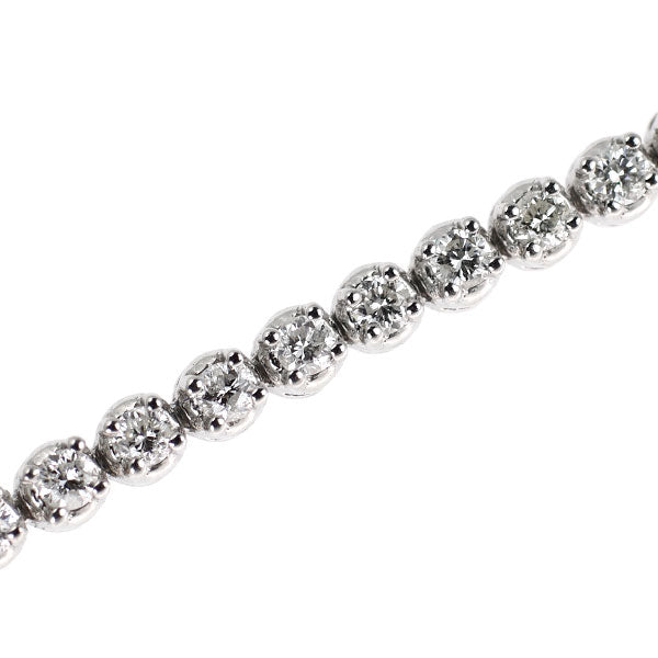 ヴァンドーム青山 K18WG ダイヤモンド テニス ブレスレット 1.11ct