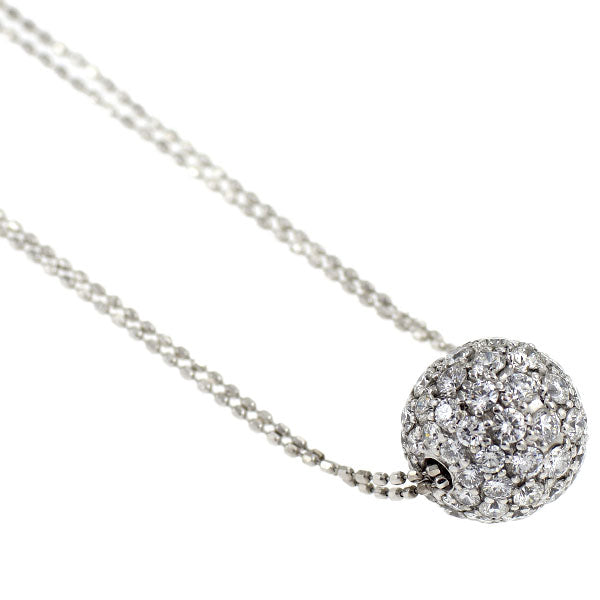 K18WG ダイヤモンド ペンダントネックレス 1.30ct