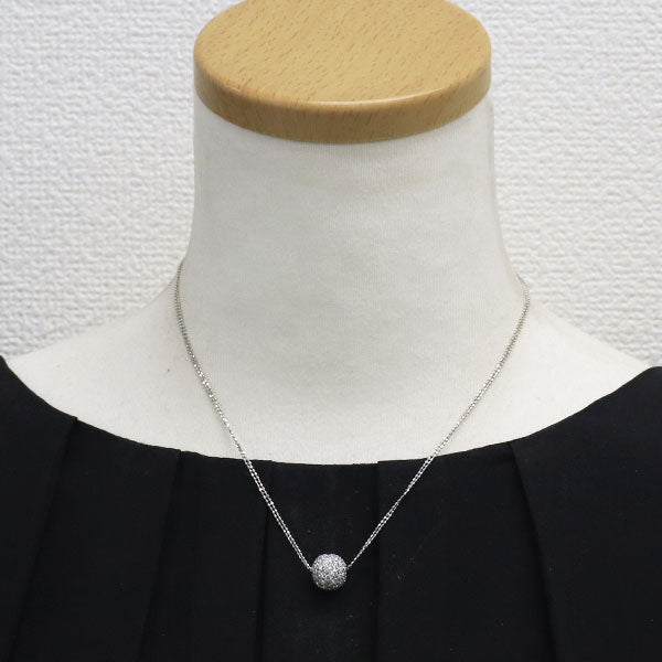 K18WG ダイヤモンド ペンダントネックレス 1.30ct