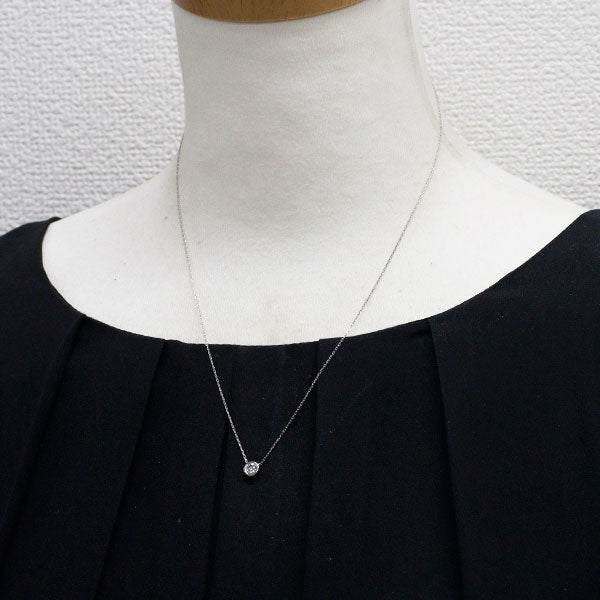Pt900/ Pt850 ダイヤモンド ペンダントネックレス 0.347ct