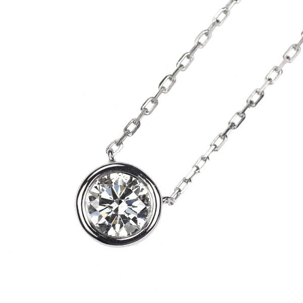 Pt900/ Pt850 ダイヤモンド ペンダントネックレス 0.347ct