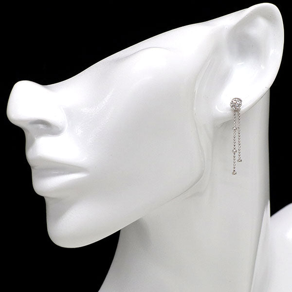 K18WG ダイヤモンド ピアス 0.30ct 2Way