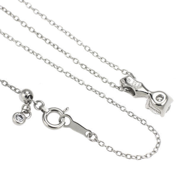 セイレーンアズーロ Pt900/ Pt850 ダイヤモンド ペンダントネックレス 0.376ct D0.08ct