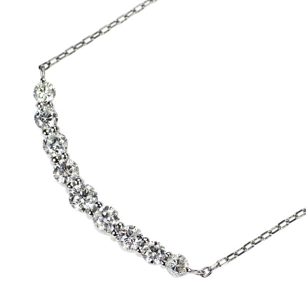Pt900/ Pt850 ダイヤモンド ペンダントネックレス 1.00ct