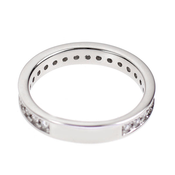 Pt950 ダイヤモンド リング 0.35ct セミエタニティ