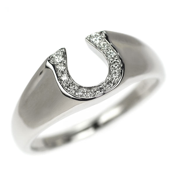 Pt900 ダイヤモンド リング 0.07ct 馬蹄