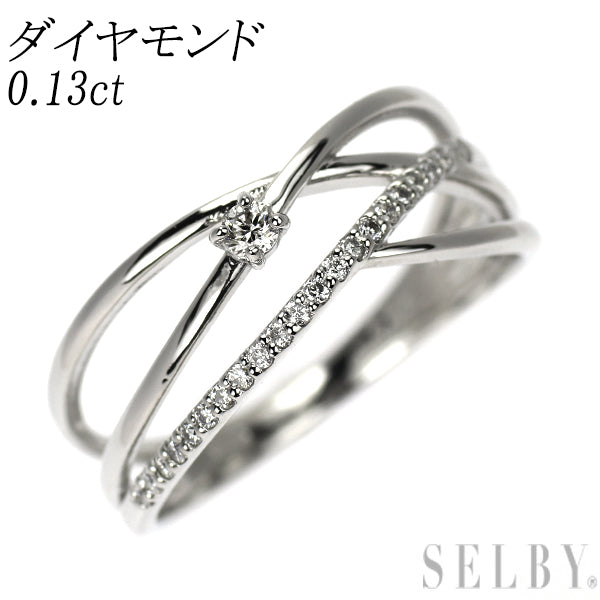 Pt950 ダイヤモンド リング 0.13ct
