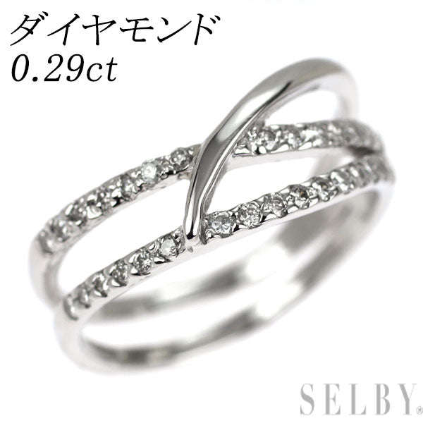 Pt900 ダイヤモンド リング 0.29ct