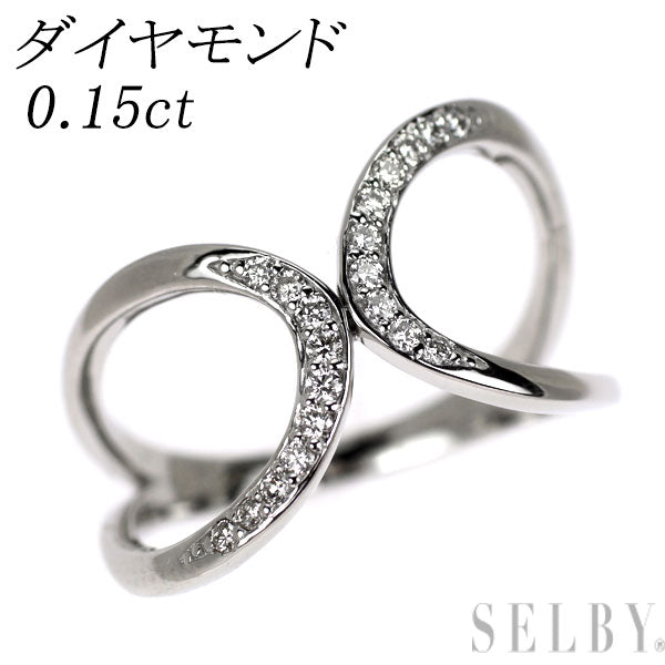 Pt900 ダイヤモンド リング 0.15ct