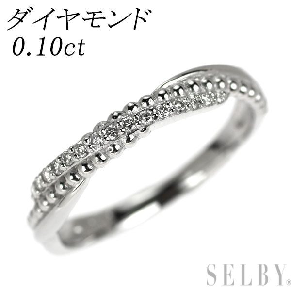 Pt950 ダイヤモンド リング 0.10ct