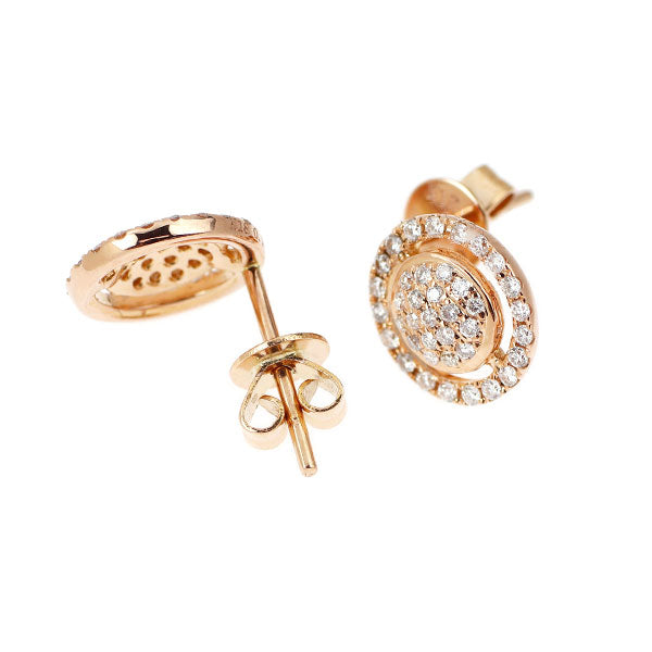 K18PG ダイヤモンド ピアス 0.28ct