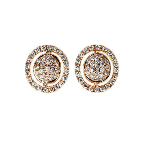 K18PG ダイヤモンド ピアス 0.28ct