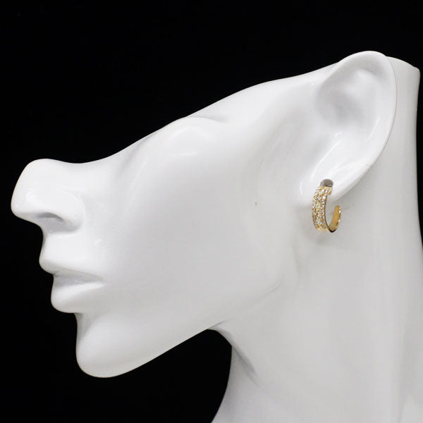 K18YG ダイヤモンド ピアス 0.60ct