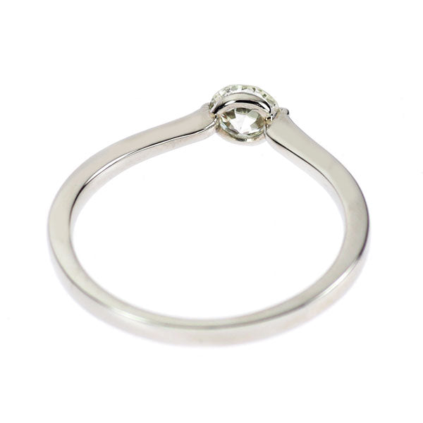 Pt900 オールドカット ダイヤモンド リング 0.348ct