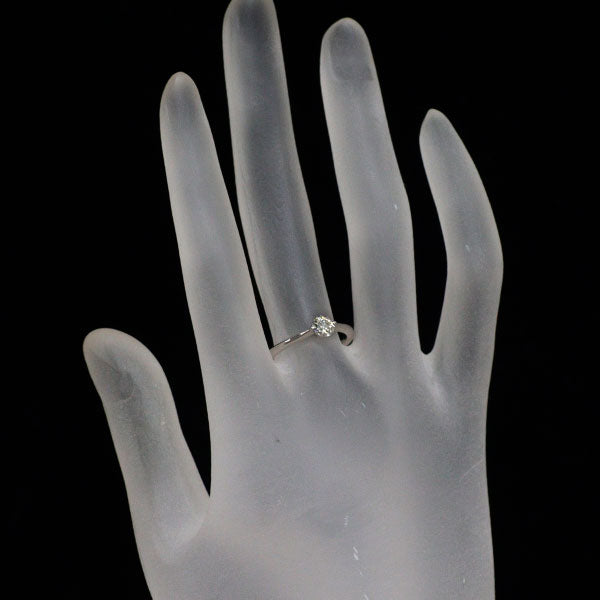 Pt900 オールドカット ダイヤモンド リング 0.348ct