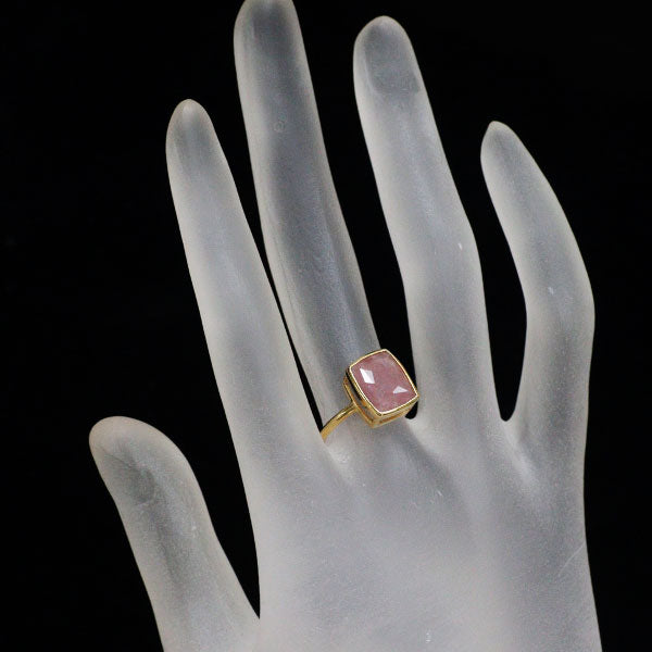 希少 K18YG ウッシンジャイト リング 2.87ct