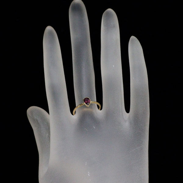 K18YG ガーネット リング 0.59ct