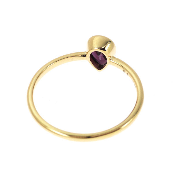 K18YG ガーネット リング 0.59ct