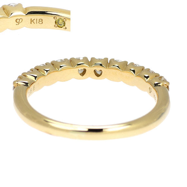 アイプリモ K18YG ダイヤモンド リング 0.66ct ハーフエタニティ